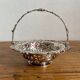 Basket with Mobile Handle In 925 Silver Hallmarked London 1898