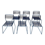 Set of 6 Melker "spaghetti" chairs by Lisa Norinder for Ikea 1990