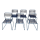 Set of 6 Melker "spaghetti" chairs by Lisa Norinder for Ikea 1990