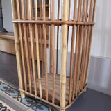 Rattan umbrella holder