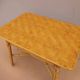 Rattan table and chair set