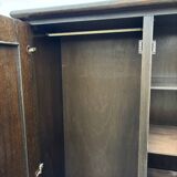 Armoire en rotin vintage