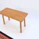 Stool/side table in 60s/70s style, oak, retro vintage