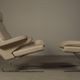Leather "Swing" lounge chair with ottoman for COR Germany, 1960's
