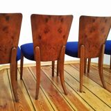 H-214 Chairs attributed by Jindřich Halabala for Up Zavody, 1950s, Set of 4