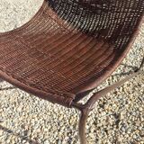 Fauteuils en osier Frederick Weinberg