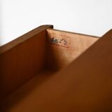 Bedside table with oak drawer