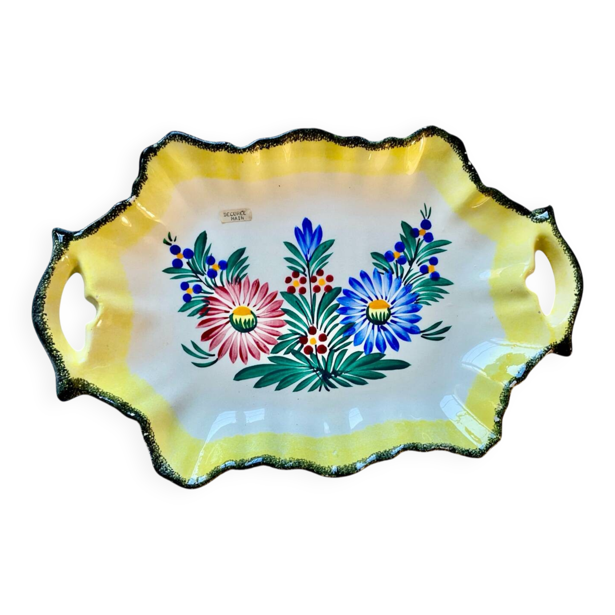 Collection Plate HB Quimper - "Maison Onno Pontivy" Edition - Painted
