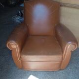 Vintage leather club chair
