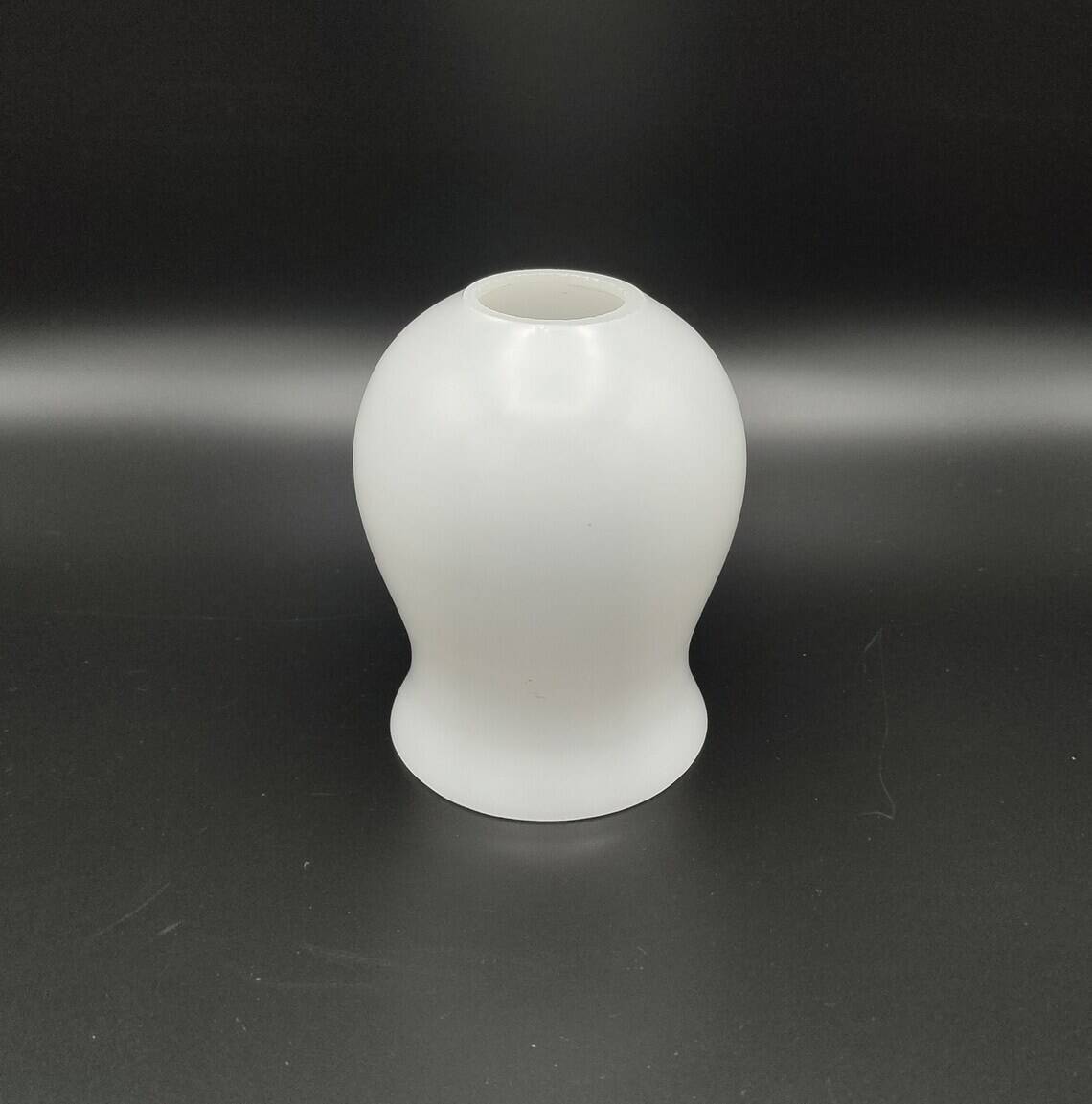 French vintage retro white glass replacement shade