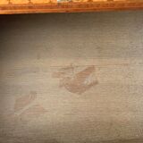 Louis XVI style half-moon chest of drawers in late nineteenth century marquetry