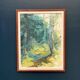 Original Mid Century Swedish Oil on Canva"Forest Brows" by Inga Öfjäll