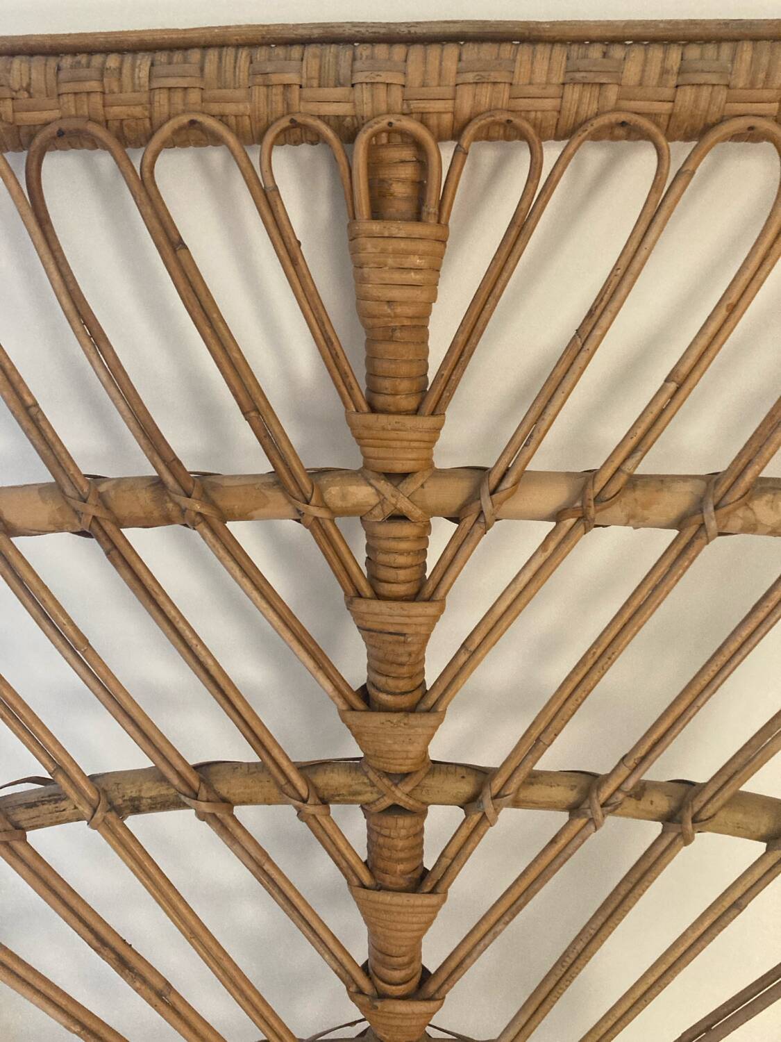 Chaise paon en osier Gio Ponti