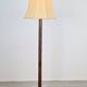 Art Deco Asian Style Carved Wood Floor Lamp, 1930s
