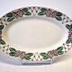 Antique oval dish from Sarreguemines, "Turbigo" model