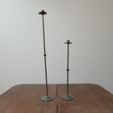 Pair of Brass Mid-Century Table Candlesticks (2)