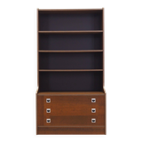 Bibliothèque en chêne, design danois, années 1970, production : Danemark