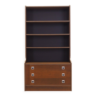Oak bookcase, Danish design, 1970s, production: Denmark