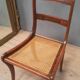 Caned chair from the nineteenth century.