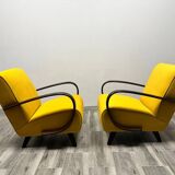 Armchairs by Jindrich Halabala, 1940s, Set of 2