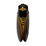 Vintage Provençal cicada handmade ceramic to hang.