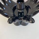 Sculpted ceramic globe lamp.