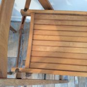 Paires de chaises pliantes vintage