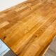 Vintage desk, Scandinavian style, Black lacquer and Beech