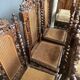 Set of matching hunting style chairs.