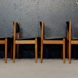 Set of 4 chairs France & Son model 197