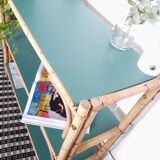 Vintage rattan shelf