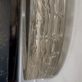 Miroir lumineux « verre dépoli » style Hillebrand milieu du siècle