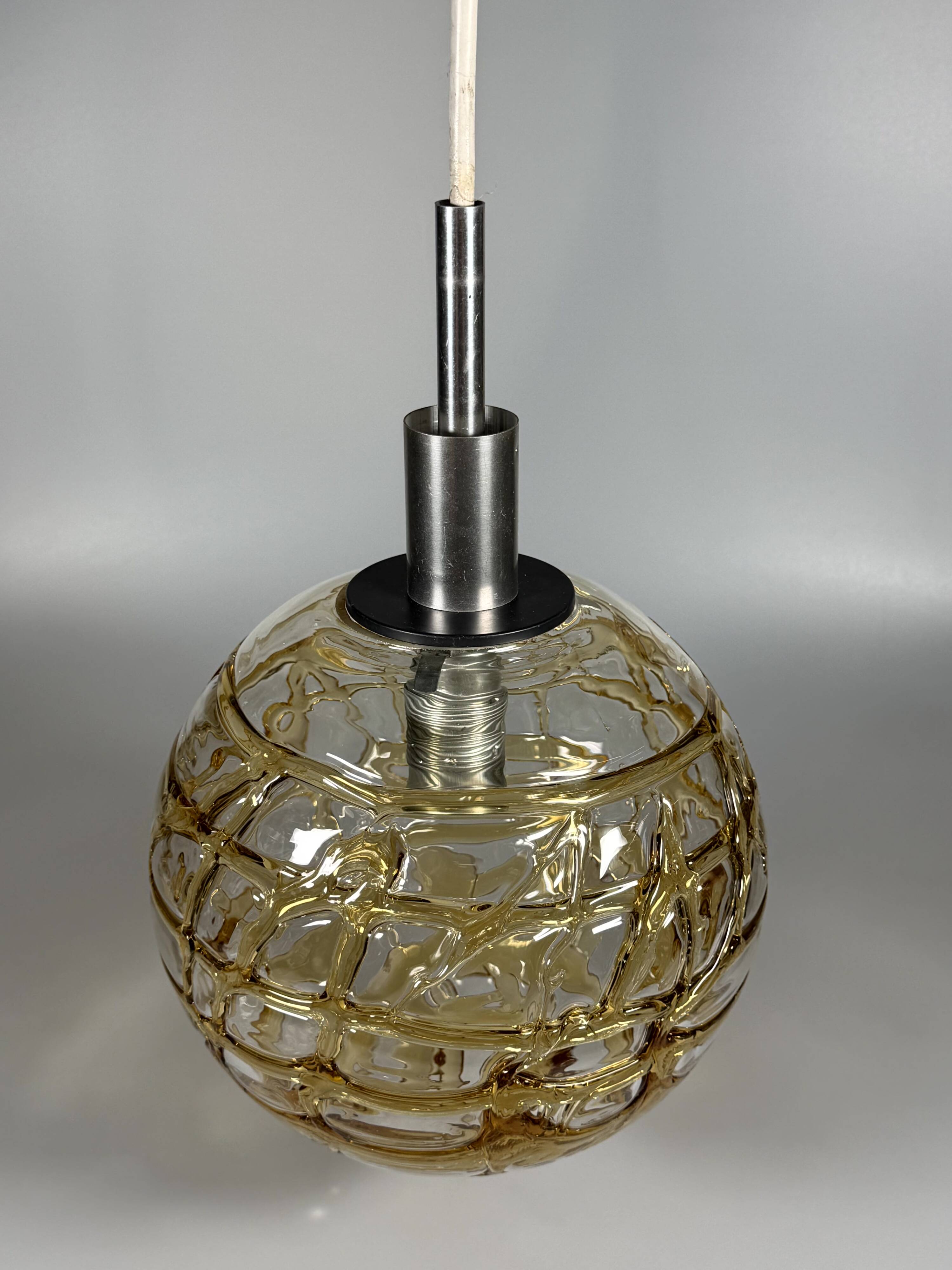 1960s 1970s Globe Ceiling Pendant Lamp by Doria Leuchten Germany