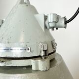 Industrial explosion proof lamp with aluminium shade from Elektrosvit, 1970s