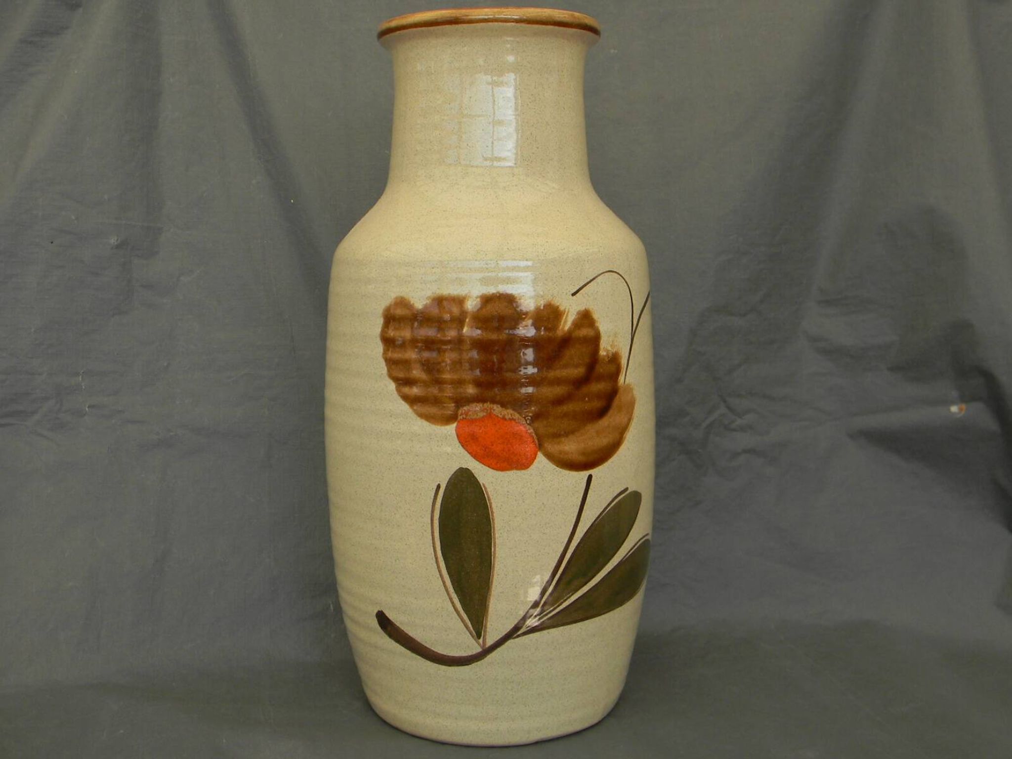 Grand vase en céramique de Saint Clément. Années 1960.