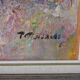Tableau pal matskassy, peinture moderne hongroise, années 1960, huile sur panneau, encadrée