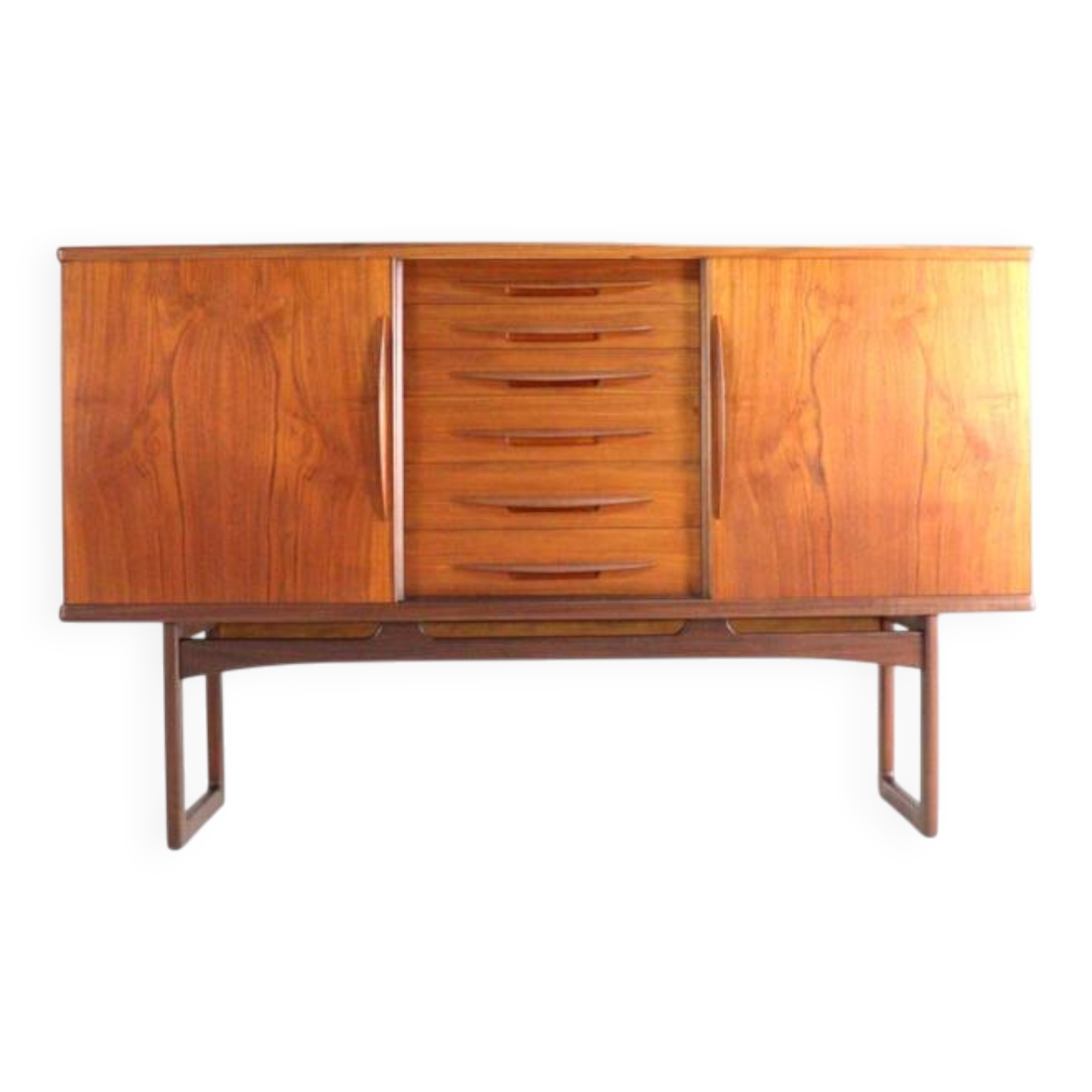 Vamo Sønderborg highboard attr. Arne Vodder | 194 cm  danish design in teak