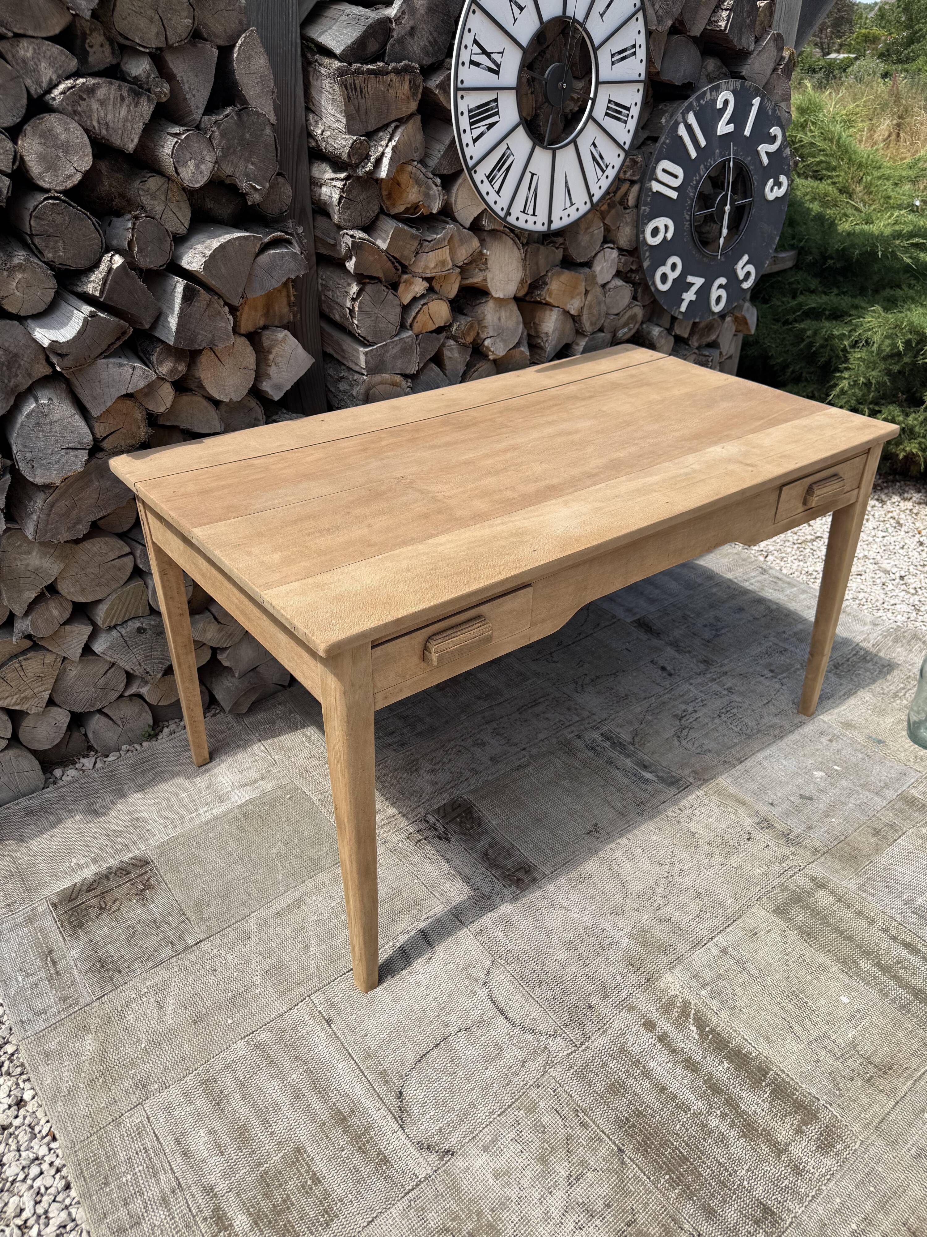 Antique solid desk