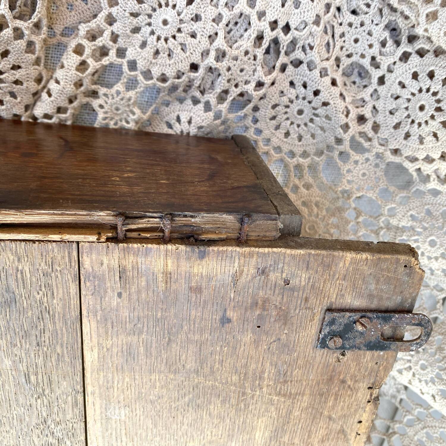 Antique wall shelf