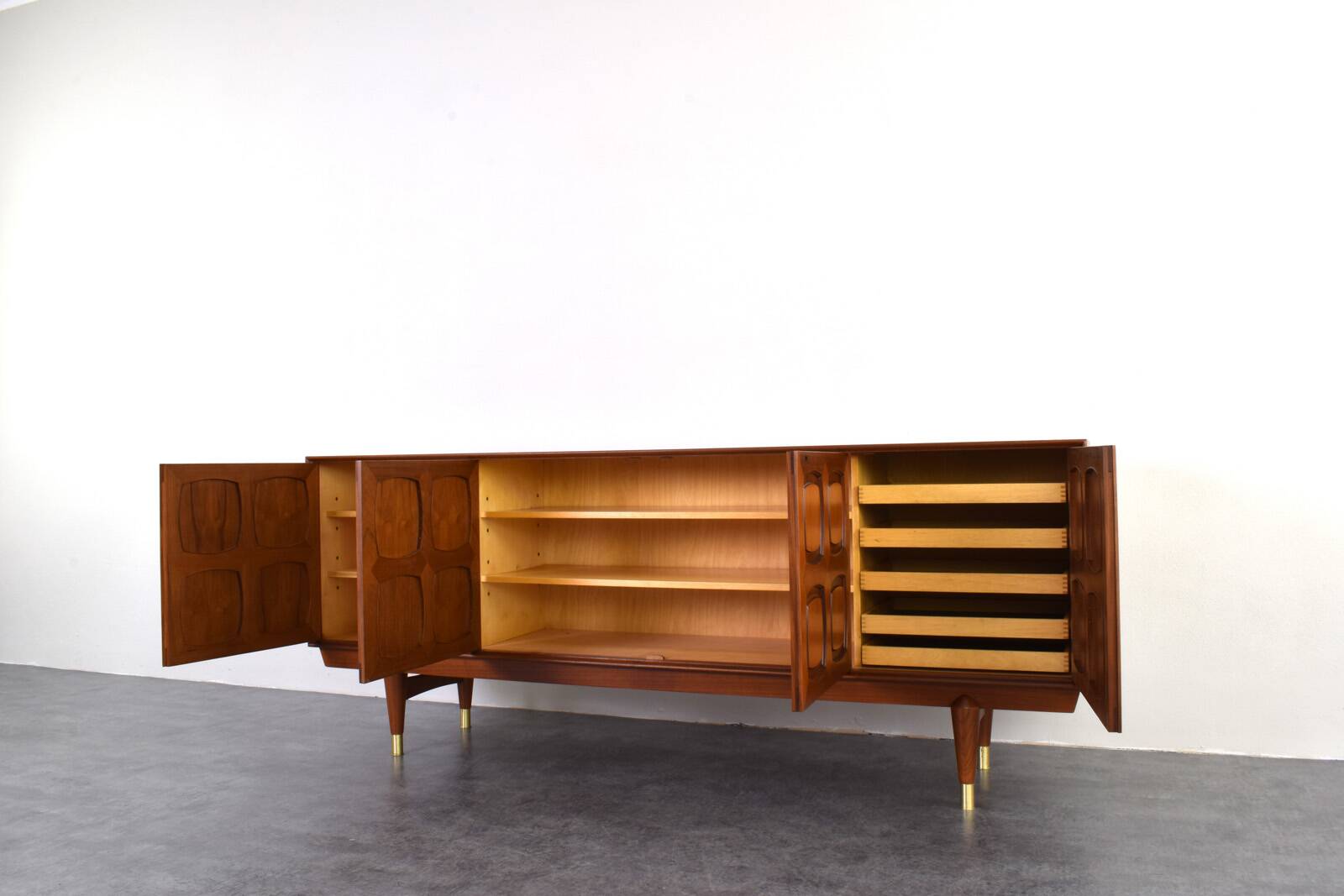 Mid-Century Teak Sideboard by Rolf Rastad & Adolf Relling for Gustav Bahus