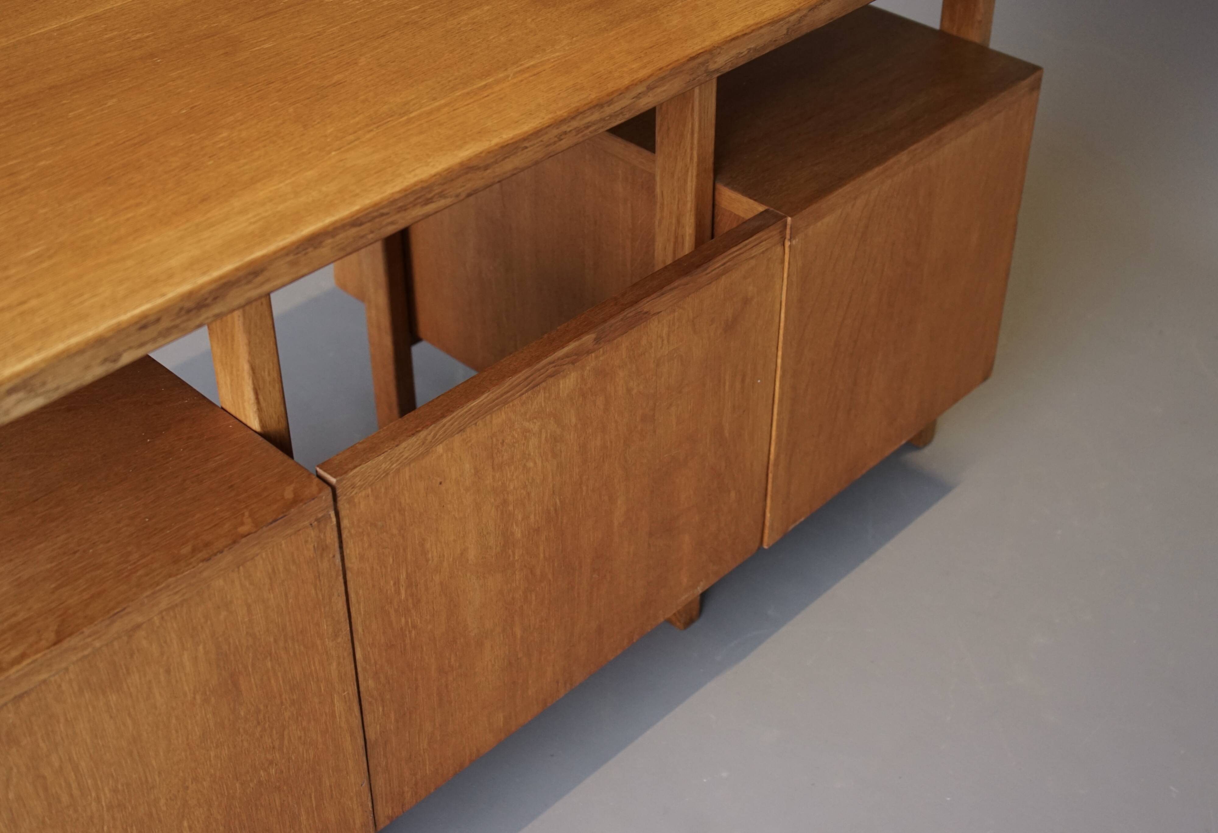 Oak desk. 1950s