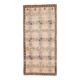 Vintage Turkish Oushak Handmade Wool Cotton Brown Area Rug 156x232