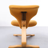 Stokke Lounge chair and ottoman Peter Opsvik Norway 1970s