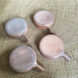 Series of 4 sandstone ramekins