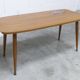 Table basse nordique 1960 teck céramique