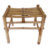 Vintage bamboo bench from the 60/70