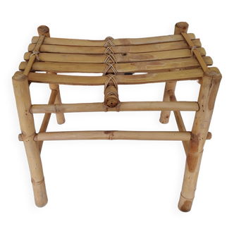 Vintage bamboo bench from the 60/70
