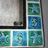 Ceramic mirror Odette Dijeux