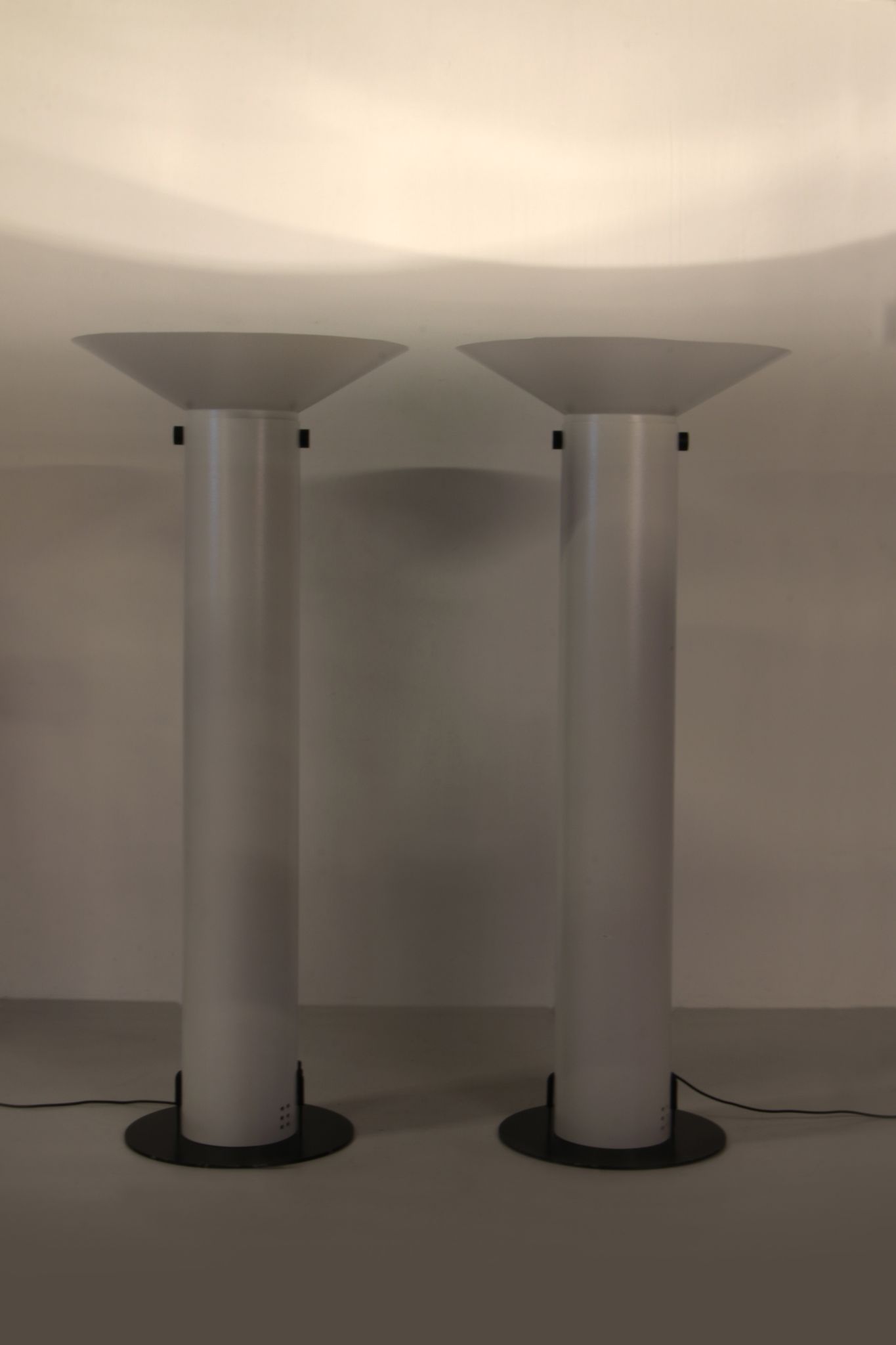 Set of 2 floor lamps, 1960 italy