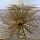 Chandelier 14 branches brass Sciolari House 1960